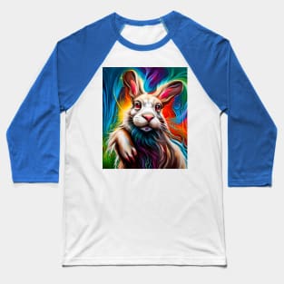 colorful easter bunny Baseball T-Shirt